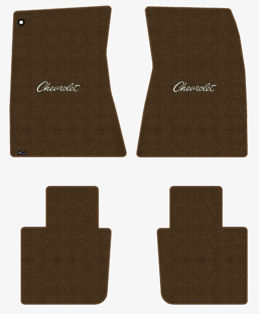 Lloyd Luxe Front & Rear Mats for '68-69 Chevy Malibu W/Silver Chevy Letters