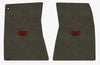 Lloyd Ultimat Front Carpet Mats for '68-69 Chevy Malibu W/Red on Black SS 396