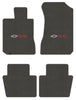 Lloyd Loop Front & Rear Mats for '73-77 Malibu W/White/Red SS with Bowtie
