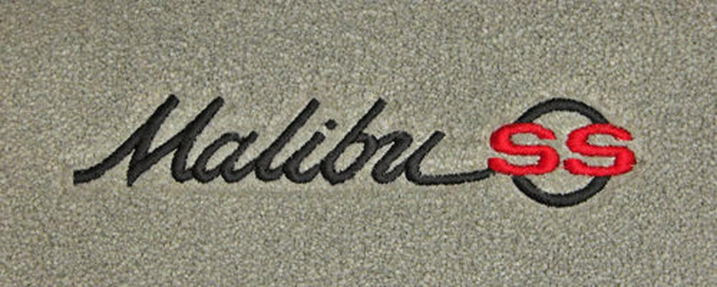 Lloyd Ultimat Front & Rear Mats for '68-69 Chevy Malibu W/Black/Red Malibu SS