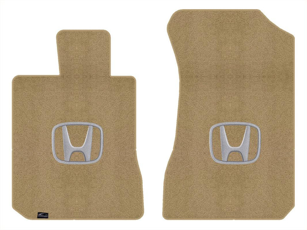 Lloyd Ultimat Front Carpet Mats for '16-20 Honda Civic W/Silver on Black Honda H