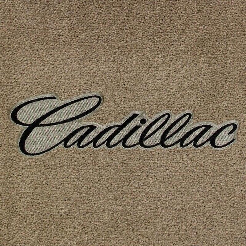 Lloyd Luxe Front Carpet Mats for '65-66 Cadillac Calais W/Black on Tan Cadillac