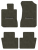 Lloyd Ultimat Front & Rear Mats for '72-76 Chevy Bel Air W/Silver on Black Chevy