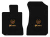 Lloyd Velourtex Front Mats for '69-70 Calais W/Crest 2 Gold W/Black on Gold Cadi