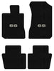 Lloyd Velourtex Front & Rear Mats for '69-71 Chevy Impala W/Silver on Black SS