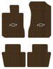 Lloyd Luxe Front & Rear Mats for '96-98 Tracker W/Silver Outline Chevy Bowtie