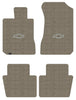Lloyd Luxe Front & Rear Mats for '96-98 Tracker W/Silver Outline Chevy Bowtie
