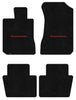 Lloyd Ultimat Front & Rear Mats for '72-76 Chevy Bel Air W/Red on Black Chevy