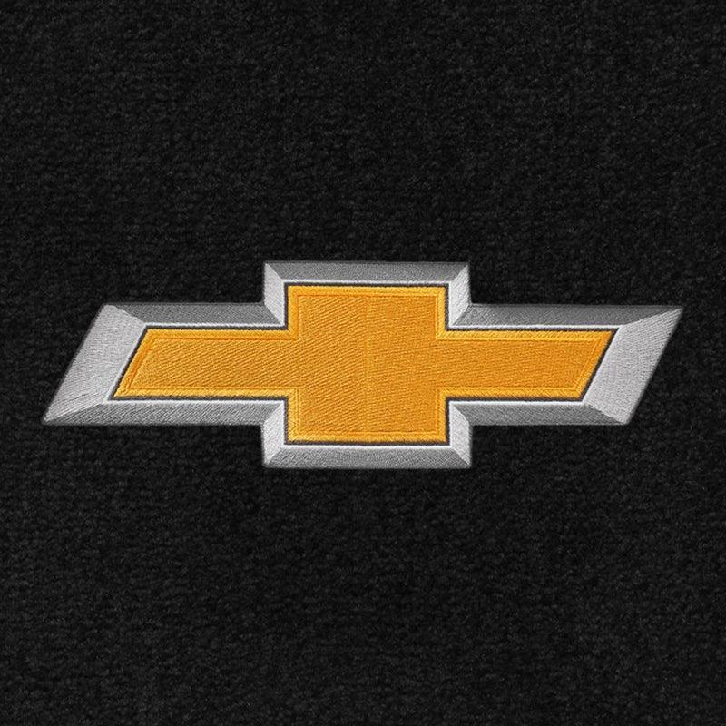Lloyd Velourtex Front Mats for '99-04 Chevy Tracker W/Gold Chevy Outline Bowtie