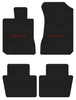Lloyd Loop Front & Rear Mats for '99-04 Tracker W/Chevy Red on Black