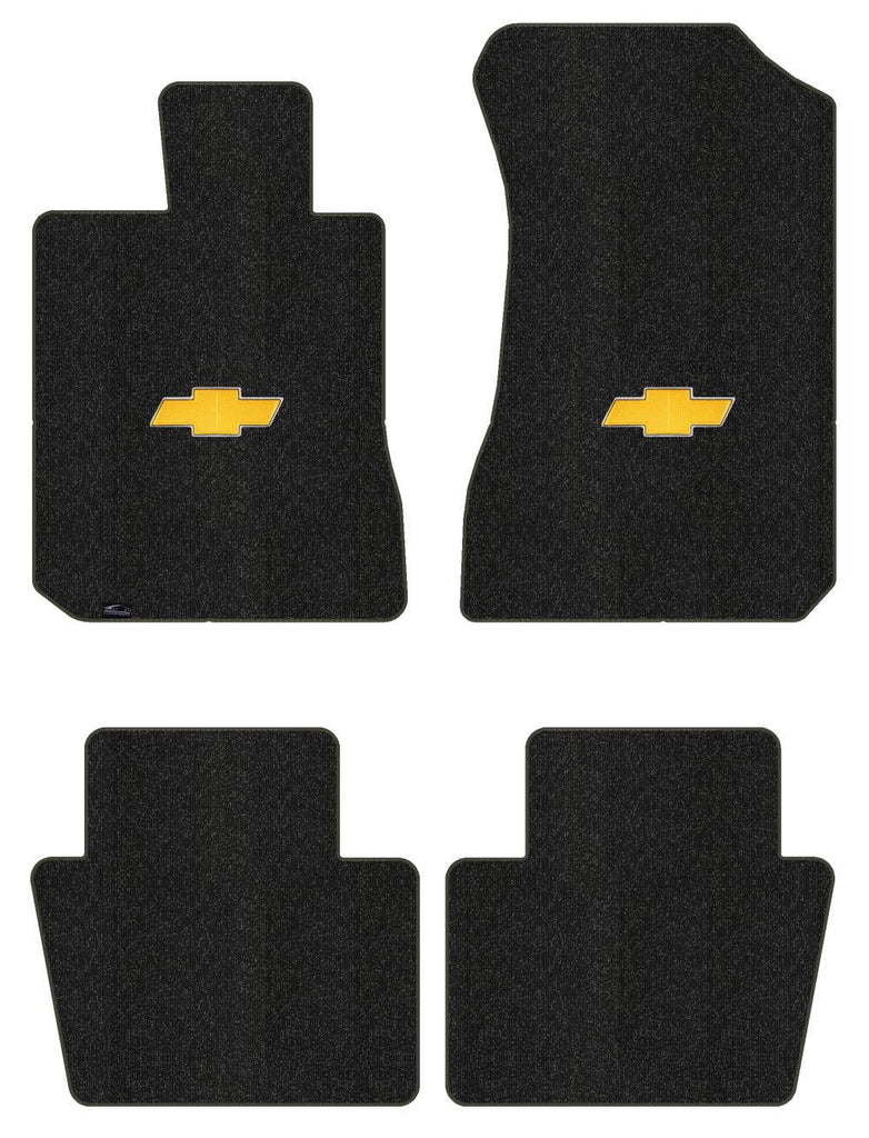 Lloyd Berber Front & Rear Mats for '06-07 Chevy Malibu W/Gold Chevy Bowtie 1