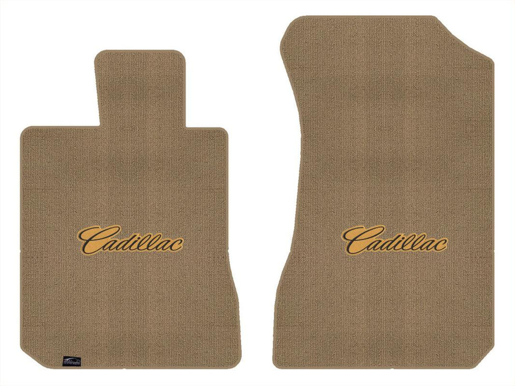 Lloyd Berber Front Mats for '71-73 Calais W/Black on Gold Cadillac Script