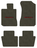 Lloyd Ultimat Front & Rear Mats for '72-76 Chevy Bel Air W/Red on Black Chevy