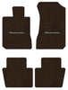 Lloyd Ultimat Front & Rear Mats for '72-76 Chevy Bel Air W/Silver on Black Chevy