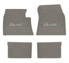 Lloyd Velourtex Front & Rear Mats for '59-60 Bel Air W/Silver Chevy Letters