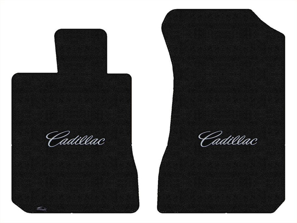 Lloyd Luxe Front Mats for '69-70 Cadillac Calais W/Silver on Black Cadillac