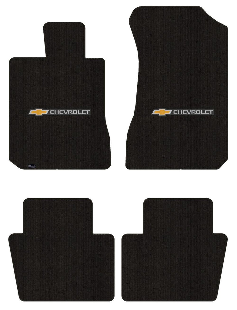 Lloyd Berber Front & Rear Mats for '98-00 Chevy Metro W/Chevy Bowtie & Word