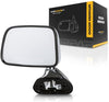 For Toyota Pickup 1989 90 91 92 93 94 1995 Door Mirror Driver Side | Manual | Chrome | Replacement For 87940-89141 | TO1320122