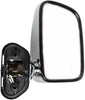 For Toyota Pickup 1989 90 91 92 93 94 1995 Door Mirror Driver Side | Manual | Chrome | Replacement For 87940-89141 | TO1320122