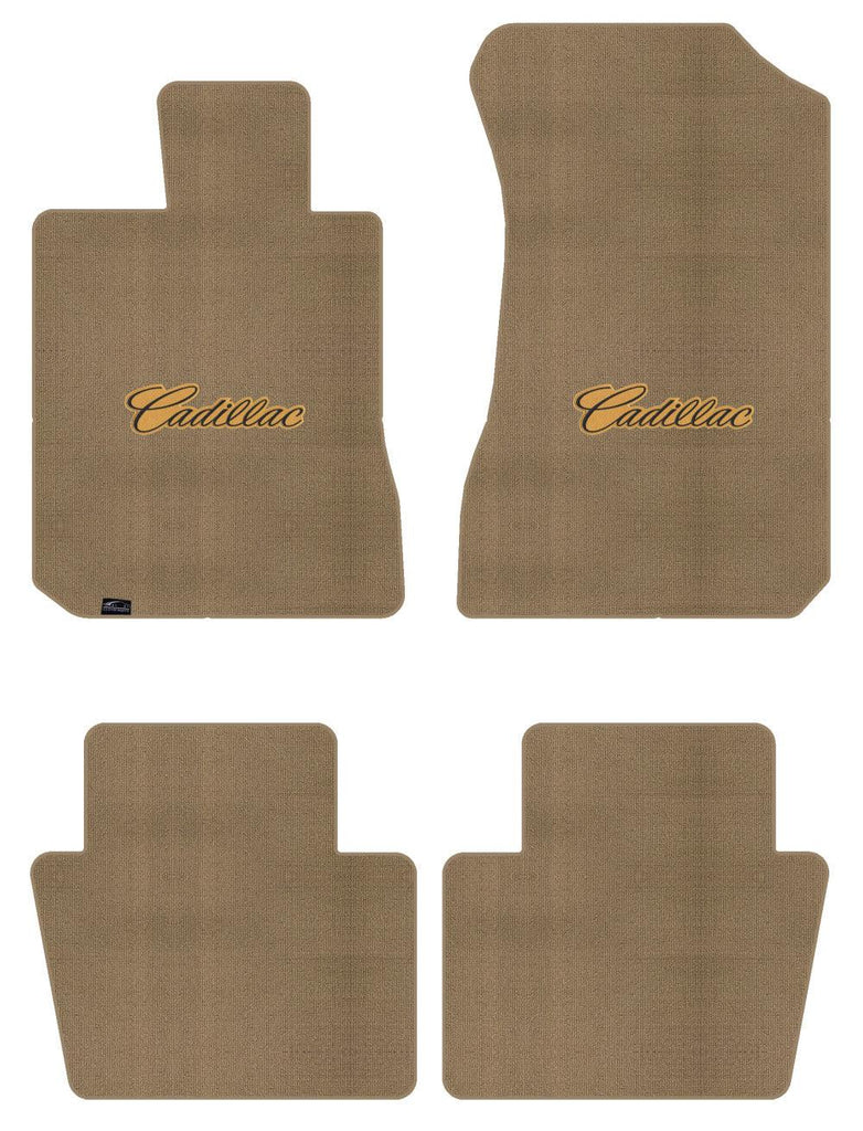 Lloyd Berber Front & Rear Mats for '67-68 Calais W/Black on Gold Cadillac Script