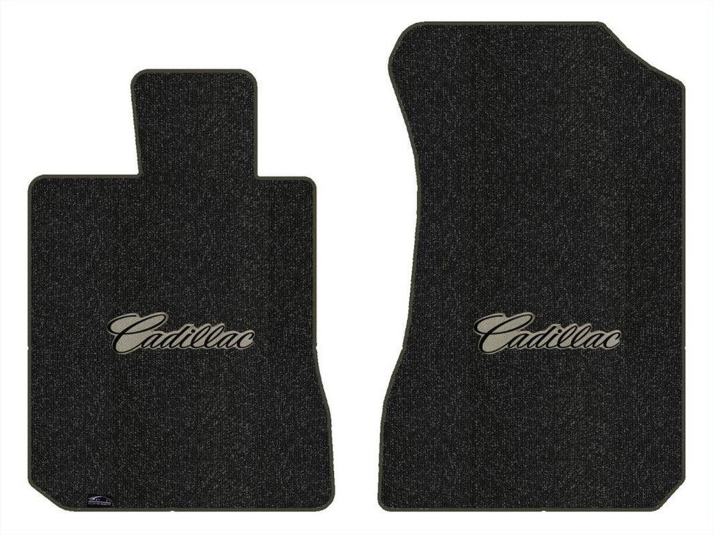 Lloyd Berber Front Mats for '71-73 Cadillac Calais W/Black on Tan Cadillac