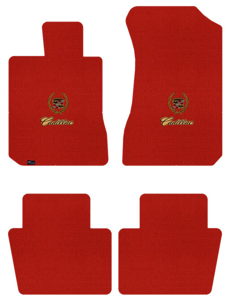 Lloyd Velourtex Mat Set for '65-66 Calais W/Cadillac Crest 2 Gold W/Black on Gol