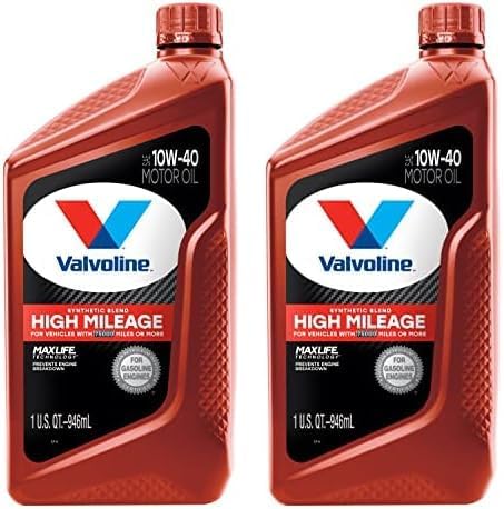 Valvoline High Mileage with MaxLife Technology SAE 5W-30 Synthetic Blend Motor Oil 5 QT
