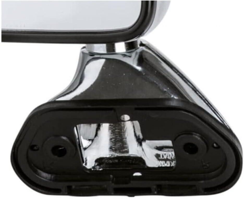 For Toyota Pickup 1989 90 91 92 93 94 1995 Door Mirror Driver Side | Manual | Chrome | Replacement For 87940-89141 | TO1320122