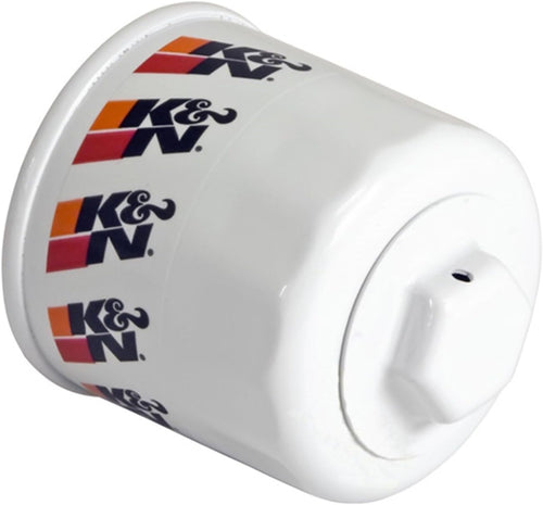 K&N Premium Oil Filter: 20,000 Mile Engine Protection with Wrench Off Nut: Compatible with Select 1990-2023 INFINITI/MAZDA/NISSAN/SUBARU Vehicle Models (See Description for Select Models), HP-1008