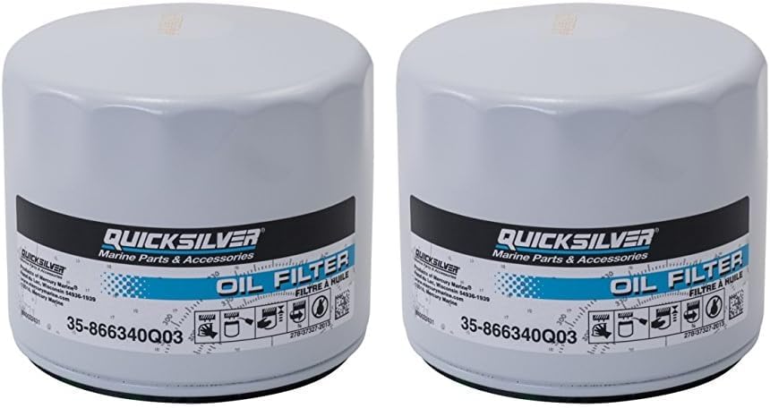 Quicksilver 866340Q03 Oil Filter for MerCruiser Sterndrive and Inboard Engines