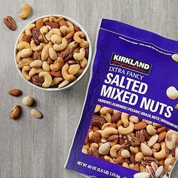 Kirkland Signature dCPnFB Fancy Mixed Nuts, 40 Ounce (2 Pack)