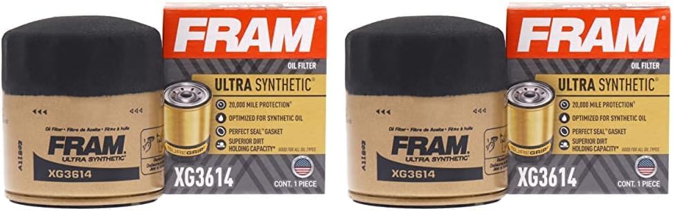 FRAM Extra Guard PH3614 10K Mile Change Automotive Replacement Interval Spin-On Engine Oil Filter for Select Vehicle Model Years, Vehicle Engine Protection Oil Filter for Everyday Drivers