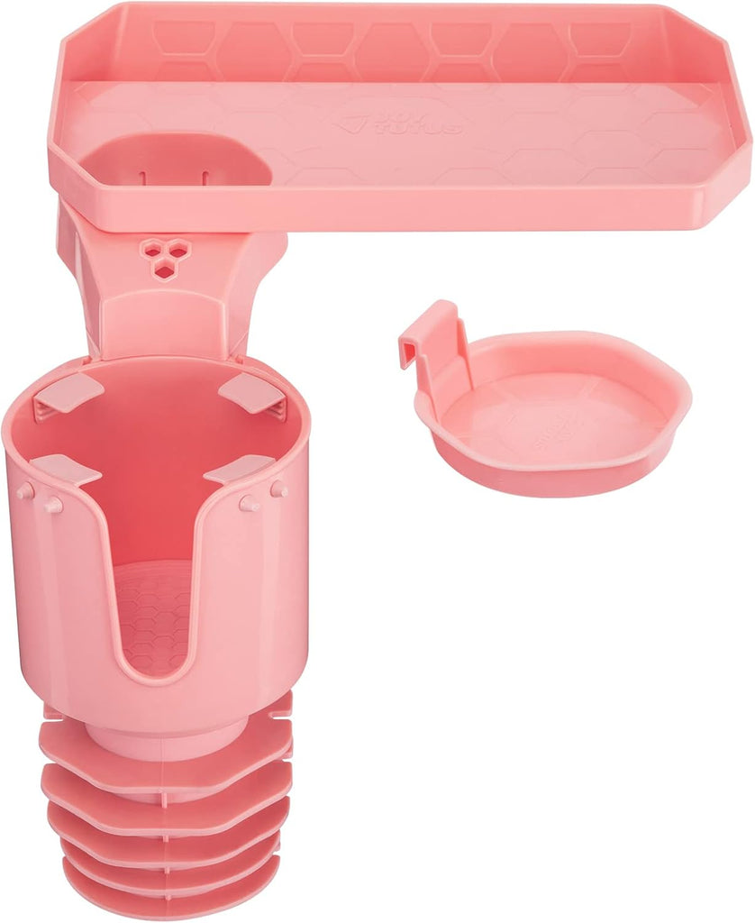 JoyTutus Car Cup Holder Expander, Automotive Cup Attachable Tray with 360° Rotation,Large Cup Holder Adapt Most Regular Cups with 18-40 oz, fit in 2.75-3.25 inch Car Holder