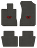 Lloyd Classic Loop Front & Rear Mats for '58 Chevy Bel Air W/Red on Black SS 396