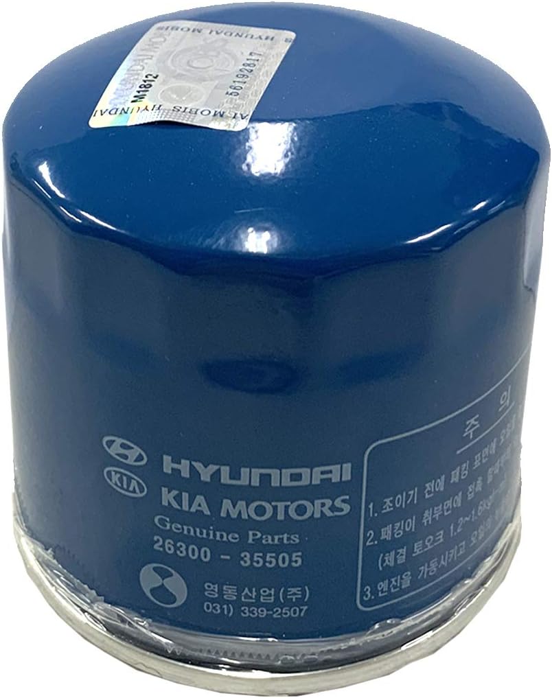 Genuine OEM Hyundai & Kia Oil Filter 26300-35505 (New Version of 35504) (6 pack)