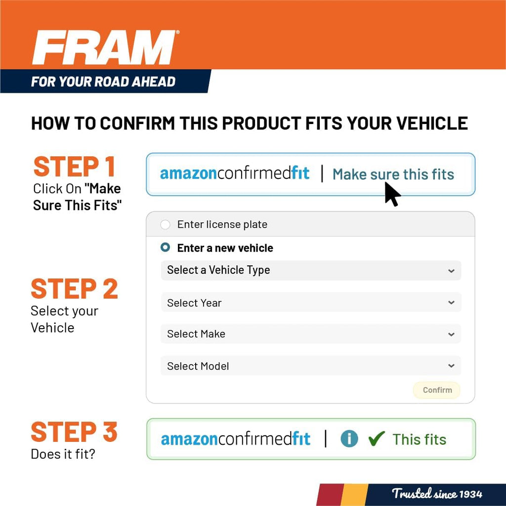 FRAM Extra Guard PH4967 10K Mile Change Automotive Replacement Interval Spin-On Engine Oil Filter for Select Vehicle Model Years, Vehicle Engine Protection Oil Filter for Everyday Drivers