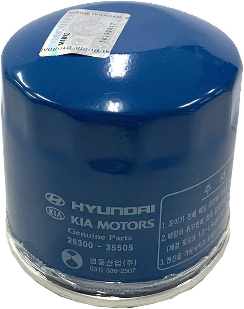 Genuine OEM Hyundai & Kia Oil Filter 26300-35505 (New Version of 35504) (6 pack)