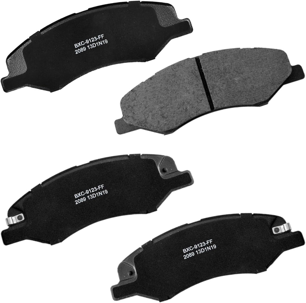 Bendix Premium SBC1363 Ceramic Front Brake Pads for Cadillac Escalade, ESV,EXT,XTS,Chevrolet Avalanche,Cheyenne,Express 1500,Silverado Classic,LD,Suburban,Tahoe,GMC Savana Sierra,Limited,Yukon,XL,
