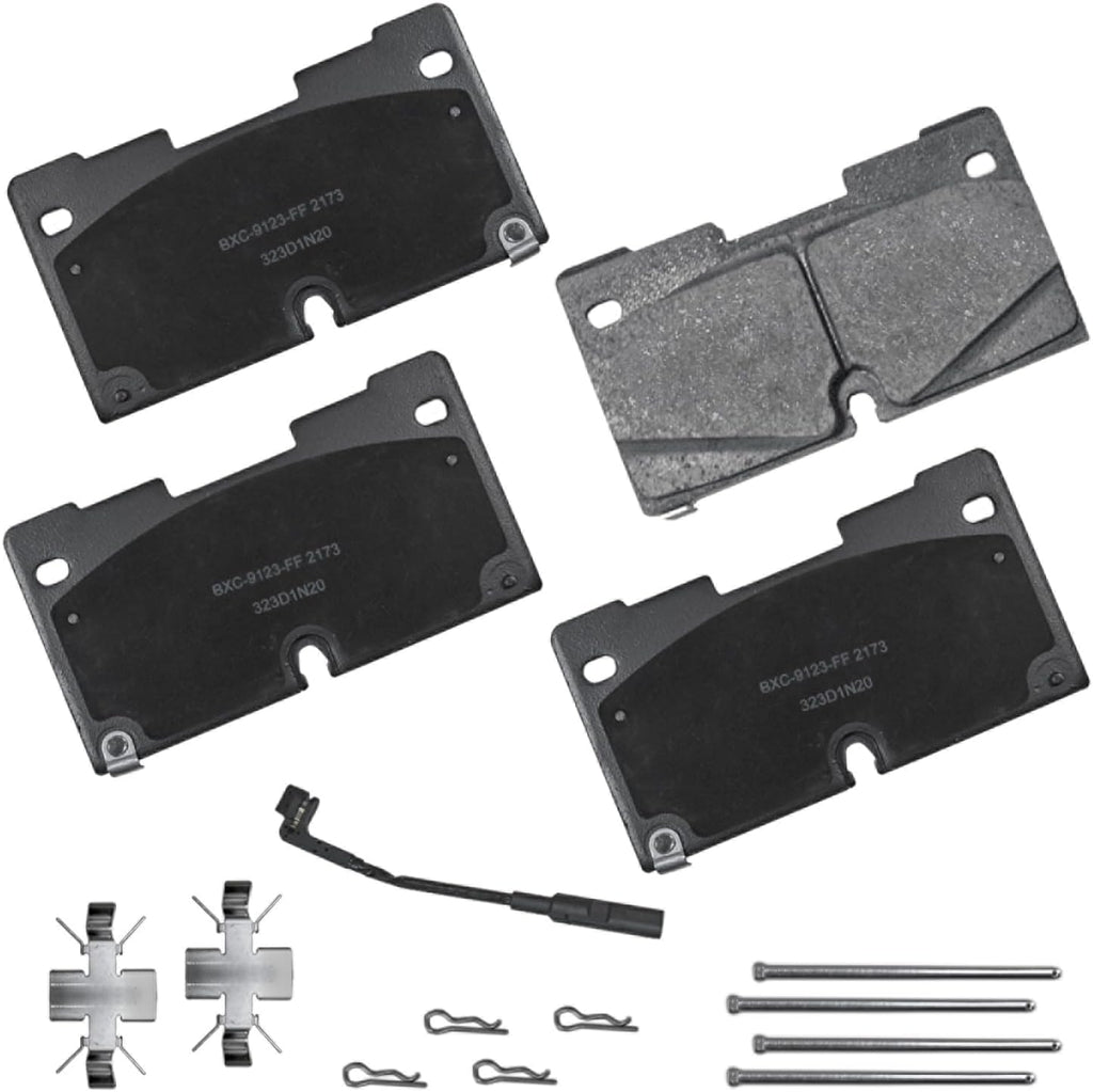 Bendix Premium SBC1363 Ceramic Front Brake Pads for Cadillac Escalade, ESV,EXT,XTS,Chevrolet Avalanche,Cheyenne,Express 1500,Silverado Classic,LD,Suburban,Tahoe,GMC Savana Sierra,Limited,Yukon,XL,