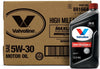 Valvoline High Mileage with MaxLife Technology SAE 5W-30 Synthetic Blend Motor Oil 5 QT