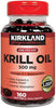 Kirkland Signature Krill Oil 500 mg., 160 Softgels