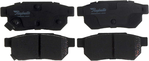 BECK/ARNLEY 087-1431 Replacement Rear Ceramic Disc Brake Pad Set for Select Acura EL/Integra, Honda Civic/Civic del Sol/CRX/Fit/Prelude Model Years (PGD374C)