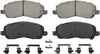 Wagner QuickStop ZD866 Front Disc Brake Pad Set Ceramic for Jeep Patriot