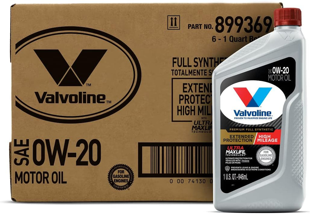 Valvoline High Mileage with MaxLife Technology SAE 5W-30 Synthetic Blend Motor Oil 5 QT