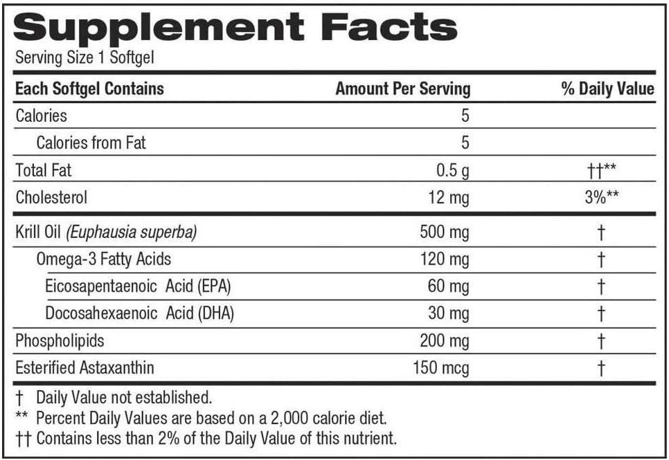 Kirkland Signature Krill Oil 500 mg., 160 Softgels