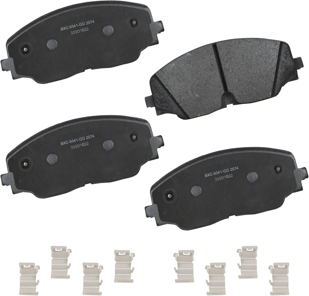 Bendix Premium SBC1363 Ceramic Front Brake Pads for Cadillac Escalade, ESV,EXT,XTS,Chevrolet Avalanche,Cheyenne,Express 1500,Silverado Classic,LD,Suburban,Tahoe,GMC Savana Sierra,Limited,Yukon,XL,