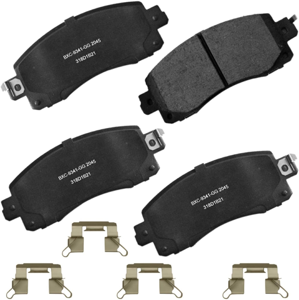 Bendix Premium SBC1363 Ceramic Front Brake Pads for Cadillac Escalade, ESV,EXT,XTS,Chevrolet Avalanche,Cheyenne,Express 1500,Silverado Classic,LD,Suburban,Tahoe,GMC Savana Sierra,Limited,Yukon,XL,