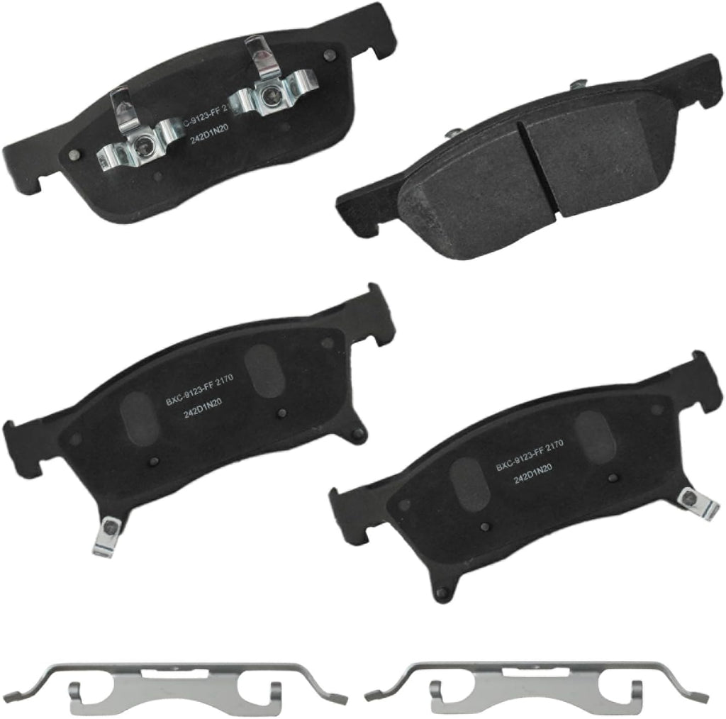 Bendix Premium SBC1363 Ceramic Front Brake Pads for Cadillac Escalade, ESV,EXT,XTS,Chevrolet Avalanche,Cheyenne,Express 1500,Silverado Classic,LD,Suburban,Tahoe,GMC Savana Sierra,Limited,Yukon,XL,