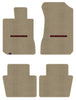 Lloyd Loop Front & Rear Mats for '90-94 Lumina W/Chevy Red on Black