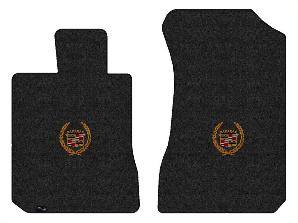 Lloyd Luxe Front Carpet Mats for '69-70 Cadillac Calais W/Gold Cadillac Crest